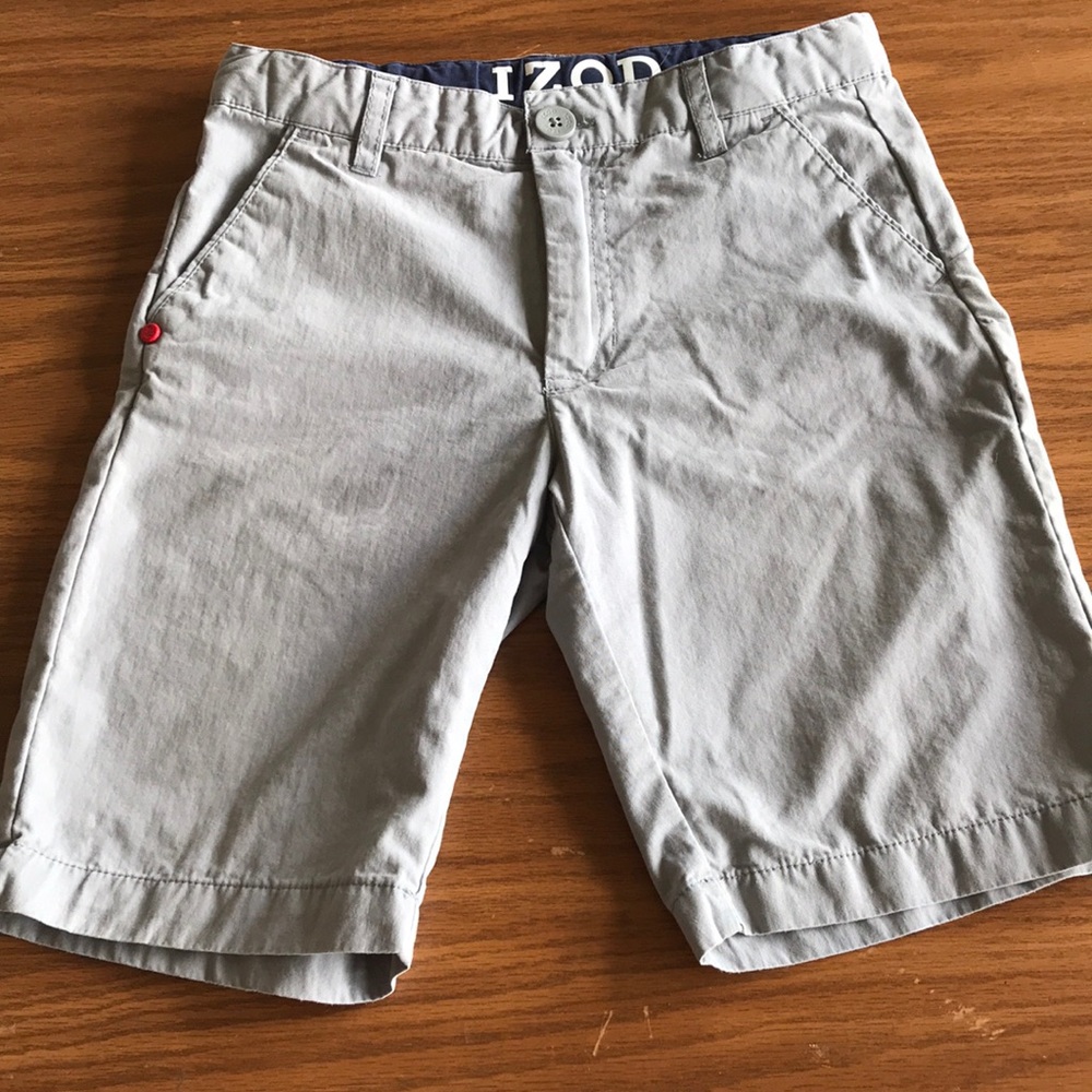 Grey Boys shorts size 10 IZOD